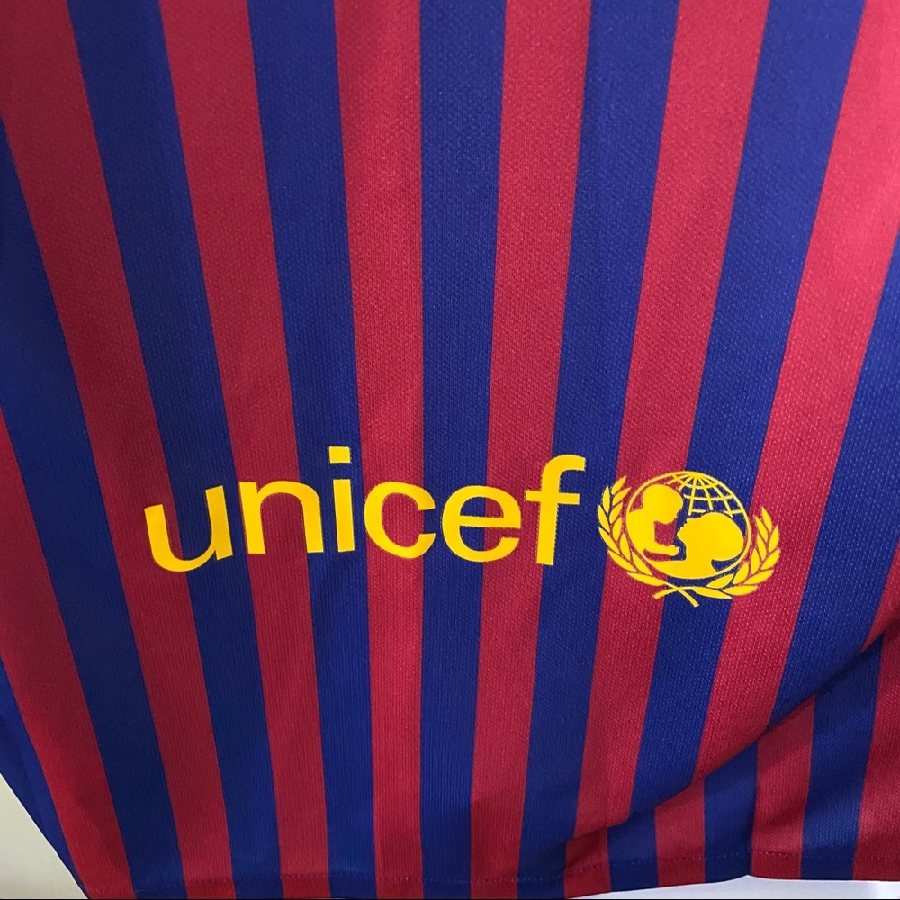 New Nike Dri-Fit FC Barcelona Home Soccer Jersey L - Picture 7 of 10